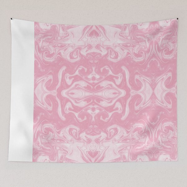 Item preview, Chou - abstract spilled ink swirl ocean map topography rose quartz pantone color minima hipster abstract art designed and sold by spilledinkshop.