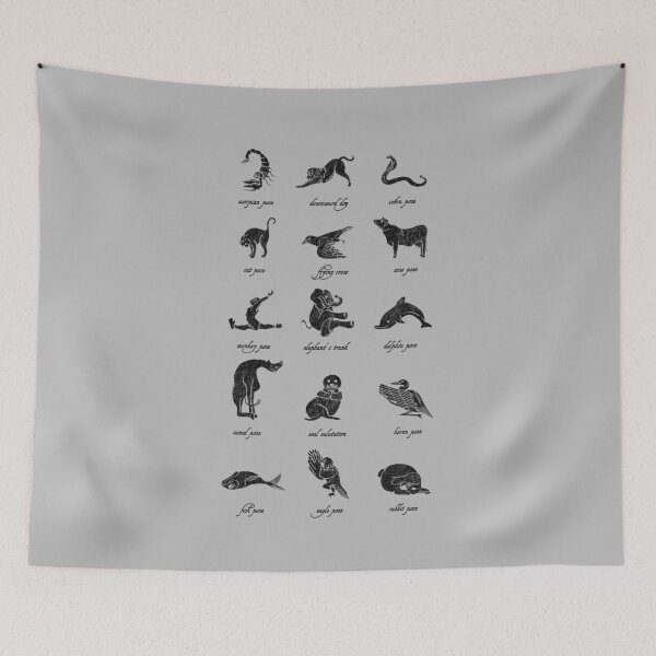 Item preview, Animal Yogis_Black designed and sold by kellabell9.