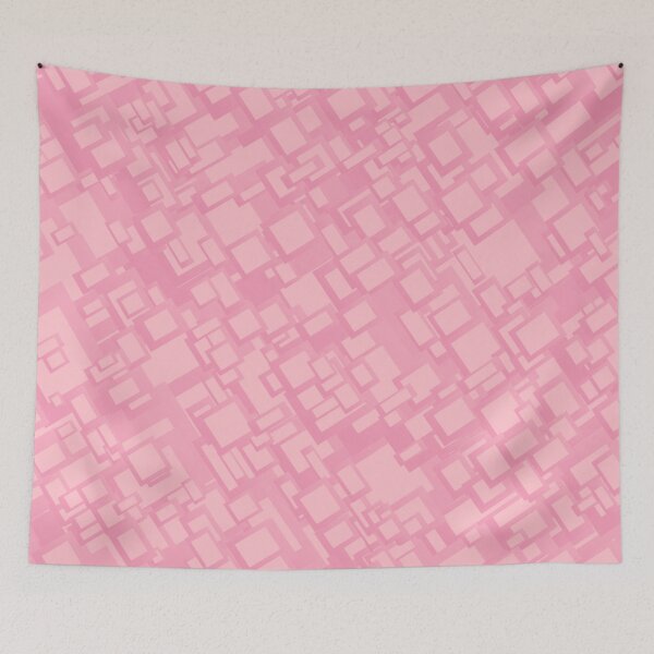 Item preview, Vintage pink rectangle pattern designed and sold by davidzydd.