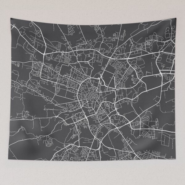 Item preview, Krakow Map, Poland - Gray designed and sold by MainStreetMaps.