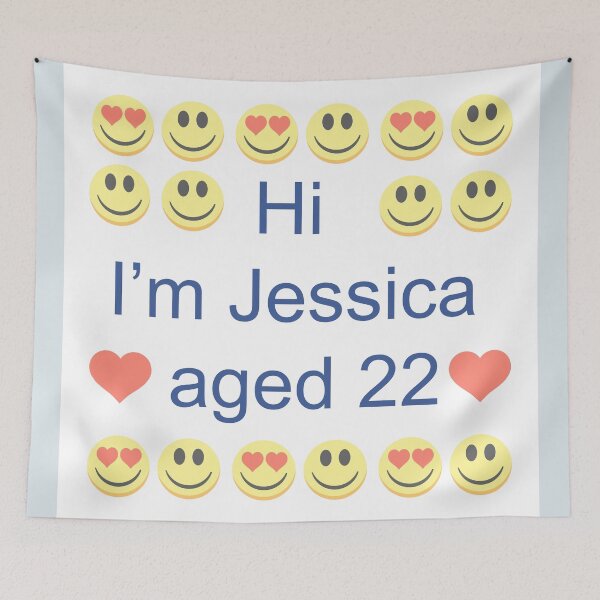 Item preview, Hi, I'm Jessica designed and sold by SquareDog.