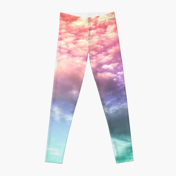 The Rainbow Cloud Leggings for Sale by PrintsProject