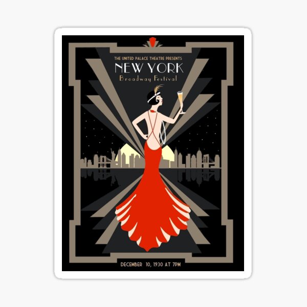 Artikel-Vorschau von NEW YORK: Vintage 1930 Broadway Festival Werbung Print, designt und verkauft von posterbobs.