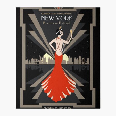 NEW YORK : Vintage 1930 Broadway Festival Advertising Print NEW YORK : Vintage 1930 Broadway Festival Advertising Print