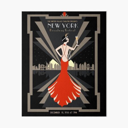 Artikel-Vorschau von NEW YORK: Vintage 1930 Broadway Festival Werbung Print, designt und verkauft von posterbobs.