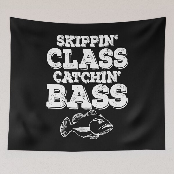Item preview, Skippin' Class Catchin' Bass designed and sold by Bendthetrend.