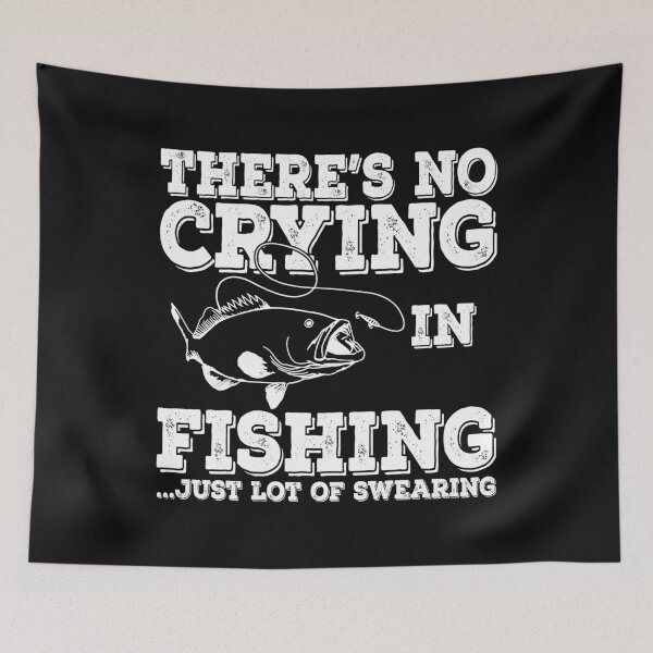 Item preview, There's No Crying In Fishing Just Lot Of Swearing designed and sold by Bendthetrend.