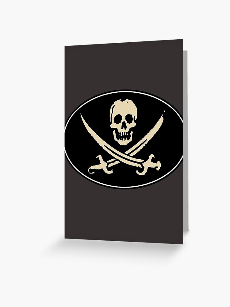 Raise the Jolly Roger Greeting Card for Sale by mmurgia