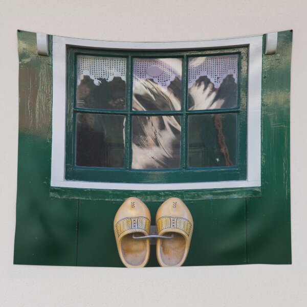 Item preview, Wooden shoes designed and sold by Maria Heyens.