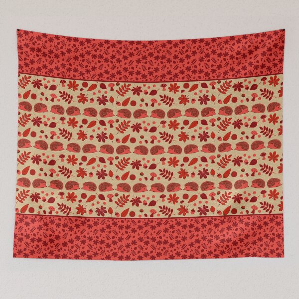 Item preview, Hedgehogs in the Red Fall designed and sold by istaria.