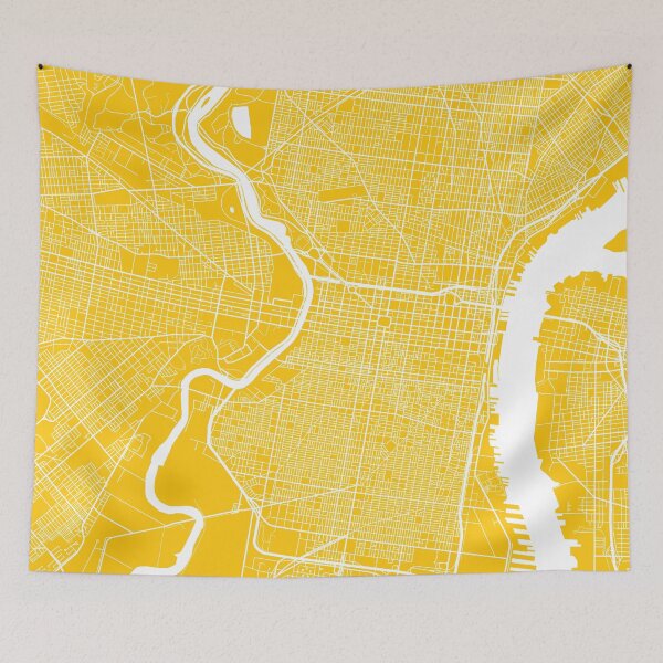 Item preview, Philadelphia (Yellow) designed and sold by CartoCreative.