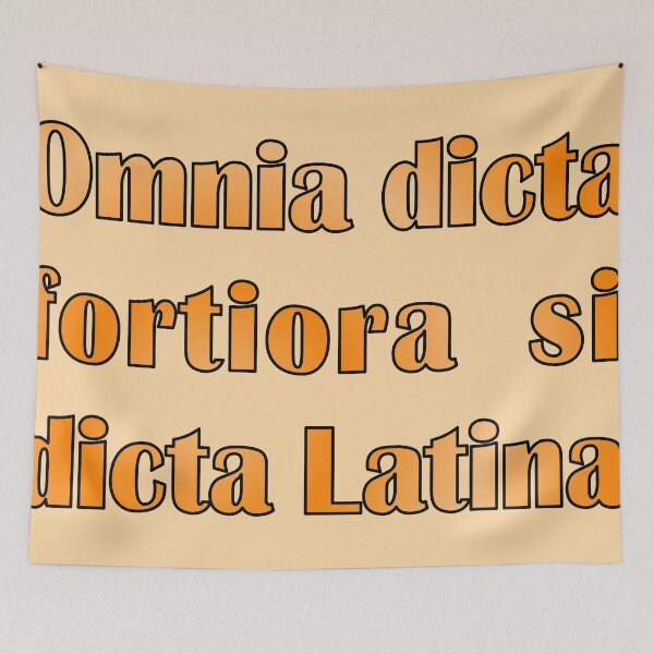 Item preview, Funny Latin slogan for know-alls designed and sold by aapshop.