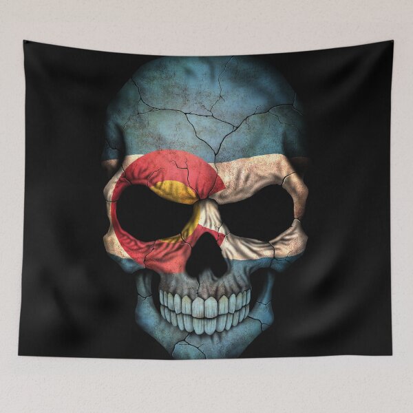 Item preview, Colorado Flag Skull designed and sold by JeffBartels.