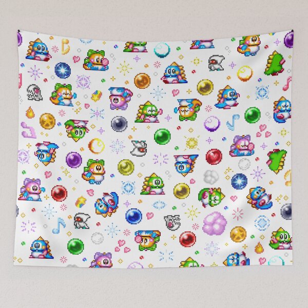 Item preview, Bubble Bobble - White designed and sold by uenki.