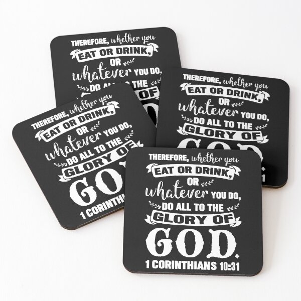 Item preview, 1 Corinthians 10:31 designed and sold by plushism.