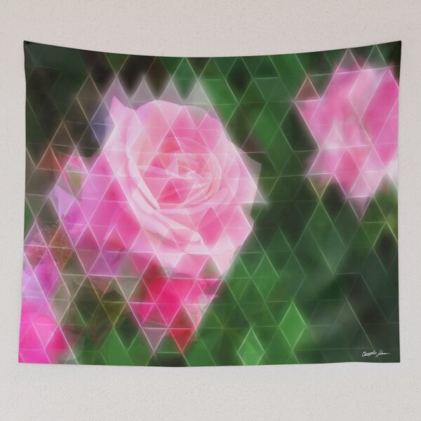 Item preview, Rosas rosadas en Anzures 1 Art Triangles 2 designed and sold by TravelPhotoArt.