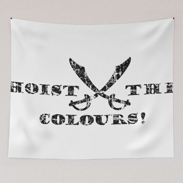 Item preview, Hoist the Colours Pirate Sabers Vintage Black designed and sold by theshirtshops.
