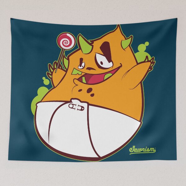Item preview, Candy Eating Baby Monster designed and sold by Jawnism.