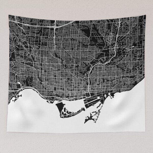Item preview, Toronto (Black) designed and sold by CartoCreative.