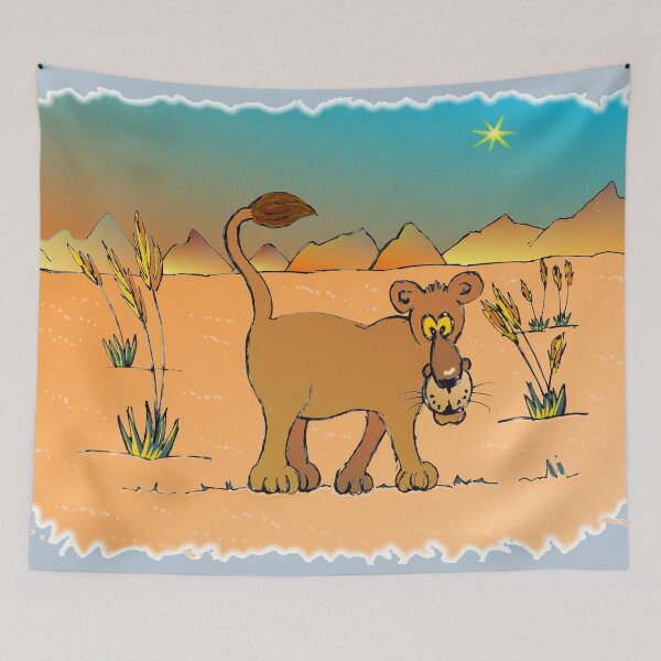 Item preview, Nosey lioness designed and sold by cuprum.