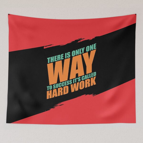 Item preview, There Is Only One Way To Success It’s Called Hard Work. – Gym Motivational Quotes designed and sold by Labno4.