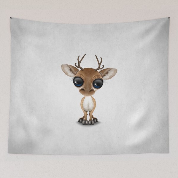 Item preview, Cute Curious Baby Deer Calf with Big Eyes designed and sold by JeffBartels.