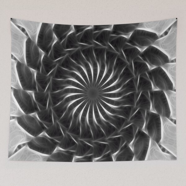 Item preview, Gray Kaleidoscope Art 12 designed and sold by TravelPhotoArt.