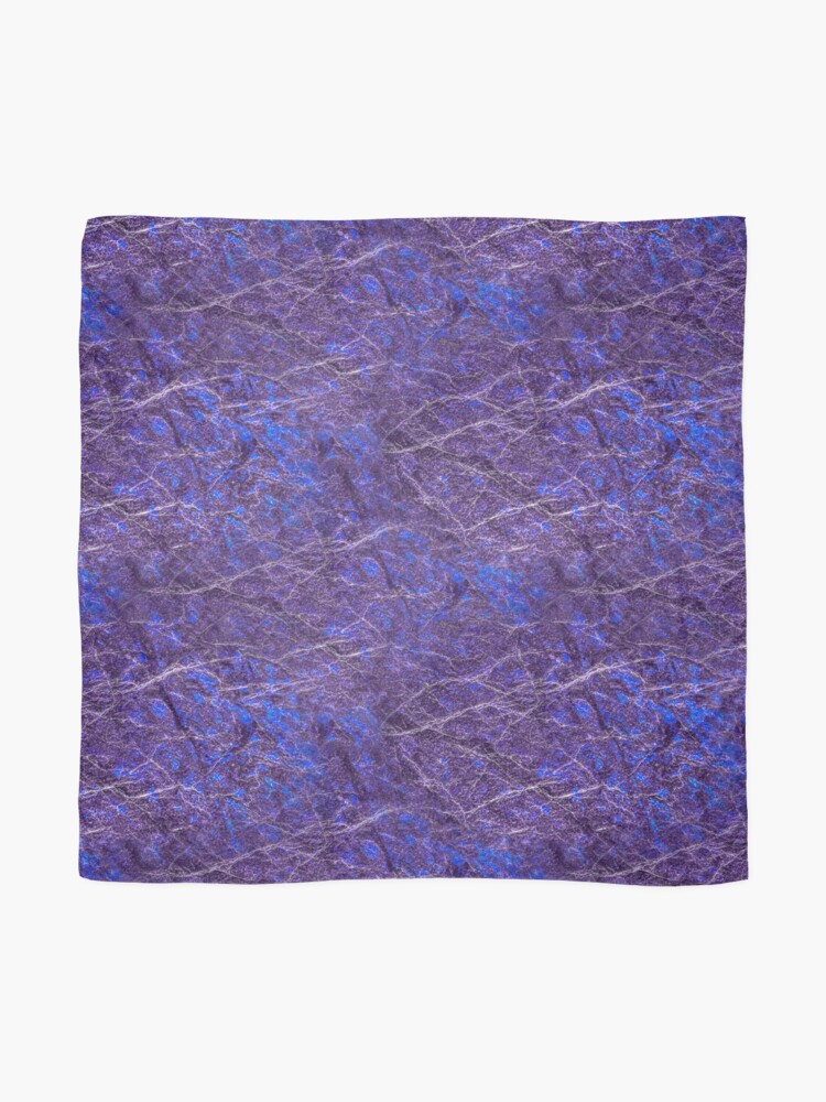 Alternate view of Violet blue marble color fancy Scarf