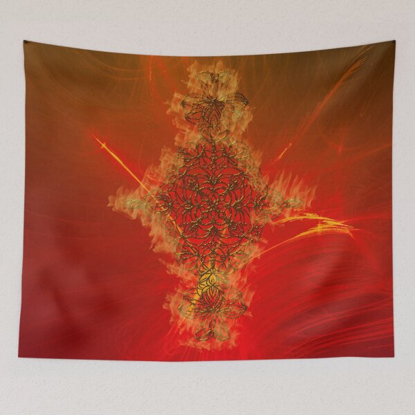Item preview, Firework in Orange and Red designed and sold by alliemac.