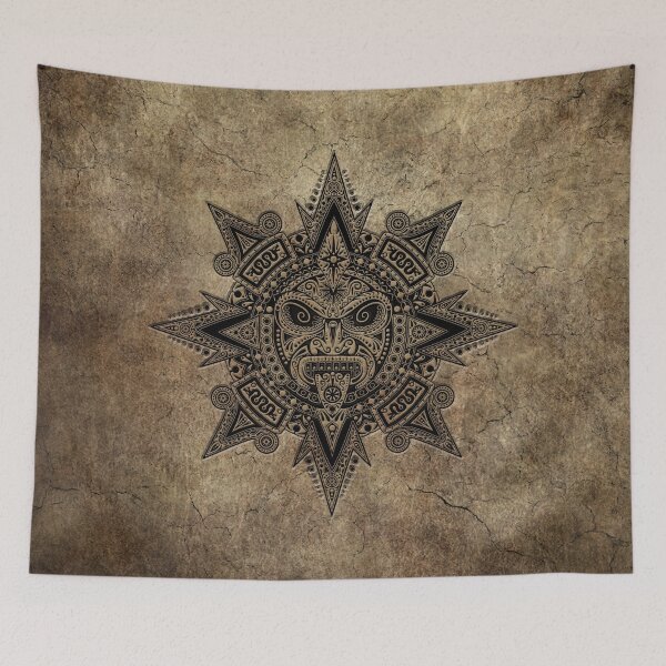 Item preview, Ancient Stone Mayan Sun Mask  designed and sold by JeffBartels.