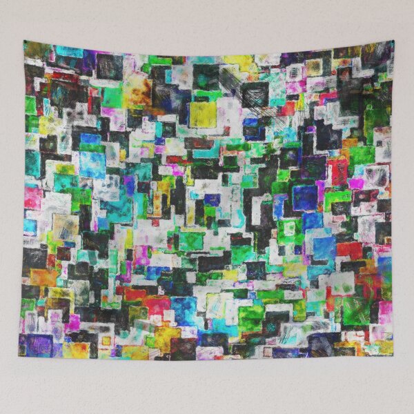 Item preview, Layered Boxes Abstract designed and sold by Phil Perkins.