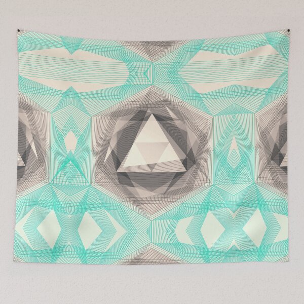 Item preview, Jewel Lines 2 - Jade & Charcoal designed and sold by micklyn.