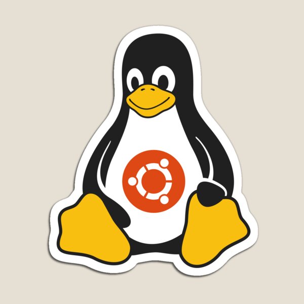 Tux ubuntu Magnet