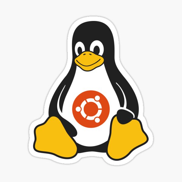 Tux ubuntu Sticker