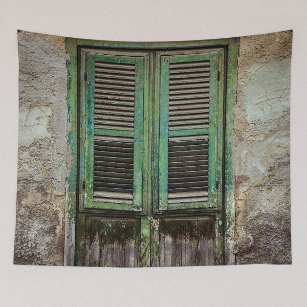 Item preview, Green window shutters designed and sold by Maria Heyens.
