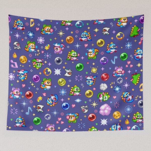 Item preview, Bubble Bobble - Blue designed and sold by uenki.