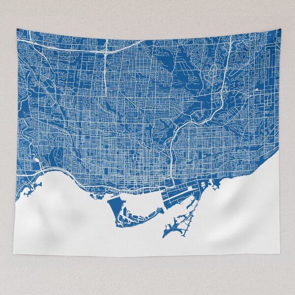 Item preview, Toronto (Blue) designed and sold by CartoCreative.