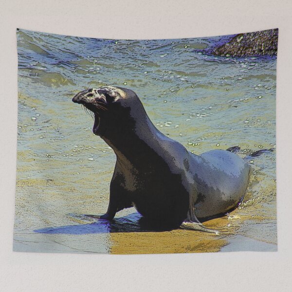 Item preview, Grumpy Seal designed and sold by mokacat.