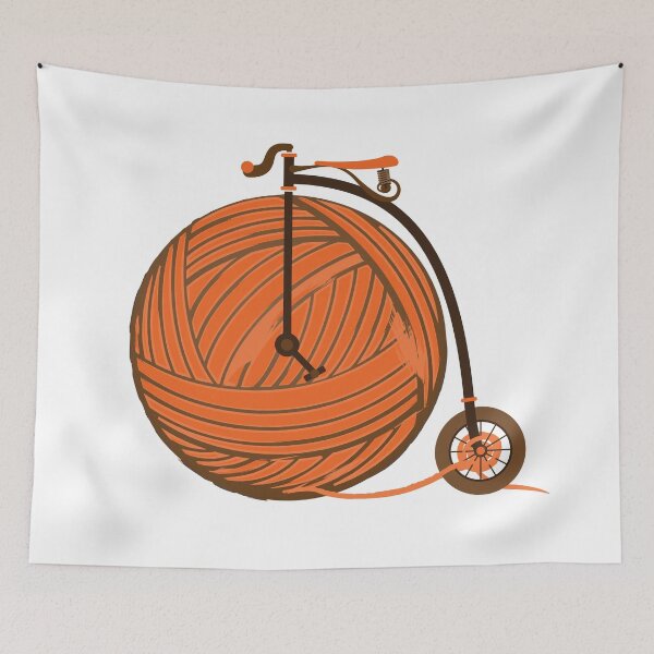 Item preview, Orange Yarn Farthing designed and sold by jarodface.