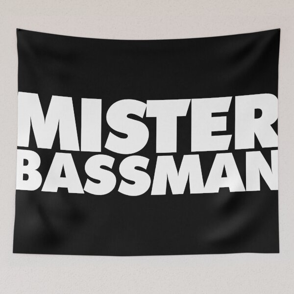 Item preview, MISTER BASSMAN (white) designed and sold by theshirtshops.