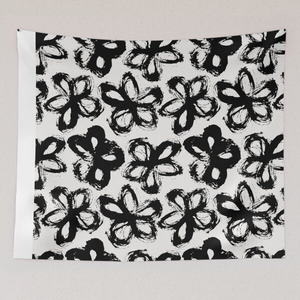 Item preview, Monochrome Floral 2 designed and sold by IVETA ANGELOVA.