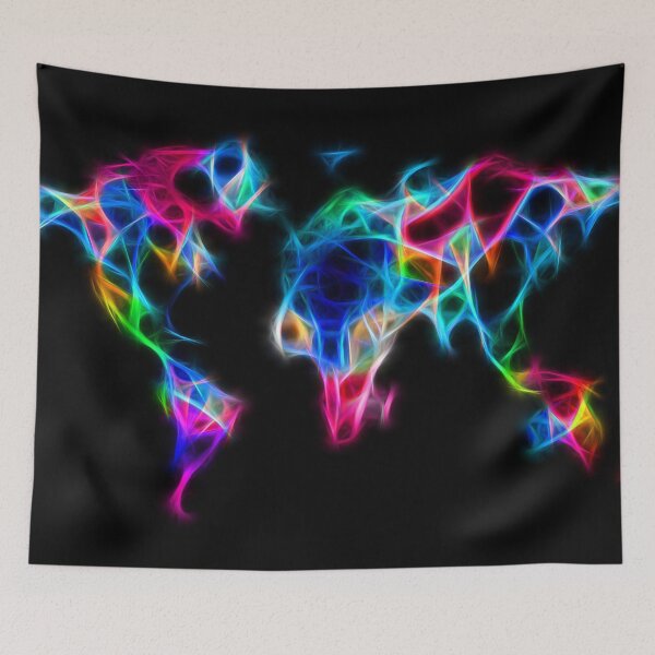Item preview, abstract world map designed and sold by haroulita.