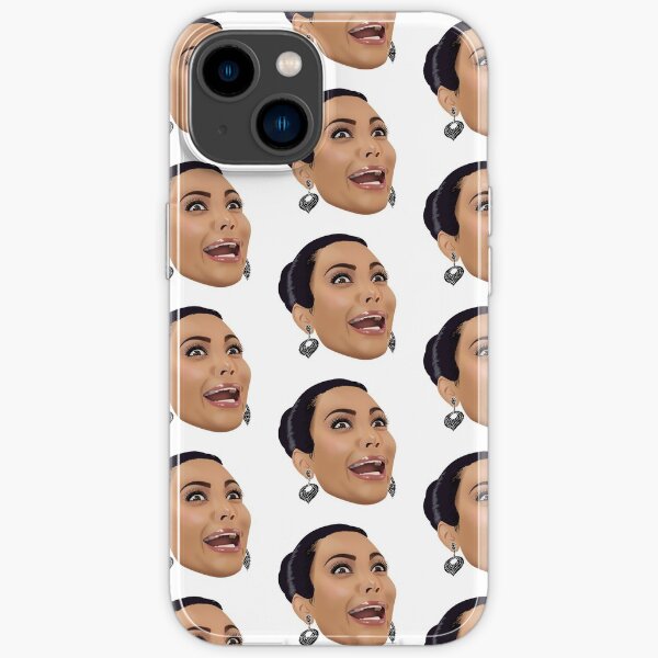 "KIM KARDASHIAN FUNNY FACE" iPhone Case for Sale by Micermoncer Redbubble