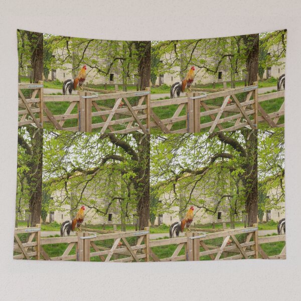 Item preview, Rooster crowing to greet the morning designed and sold by FabPosters4Less.