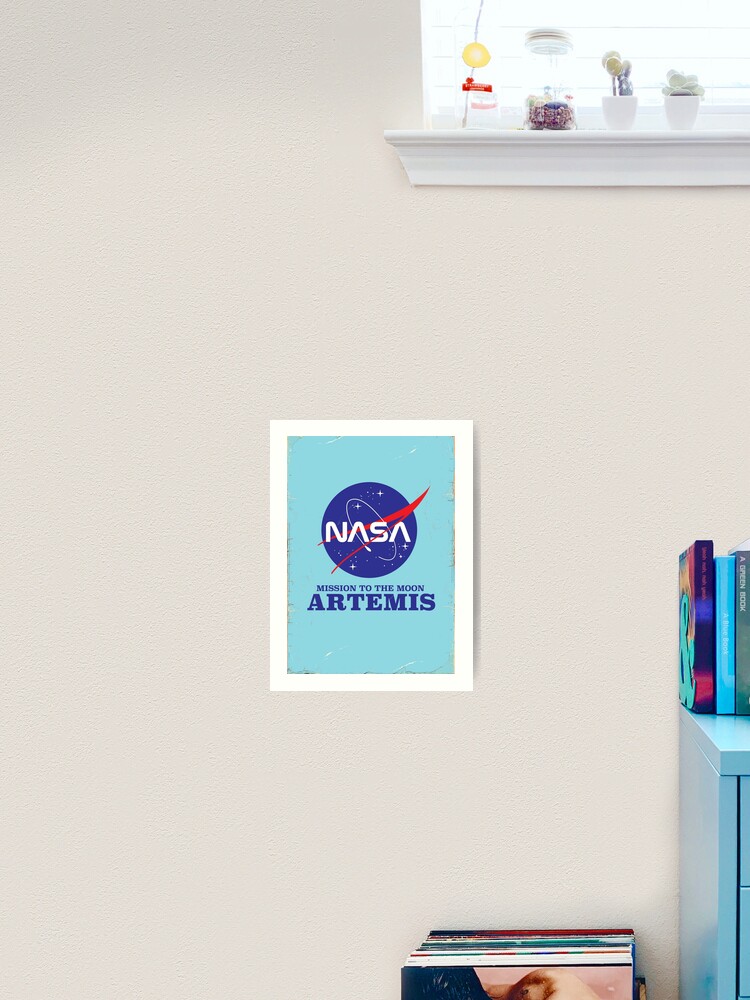 Artemis Nasa Space Kunstdruck Poster Kunstdruck Von Vectorwebstore Redbubble