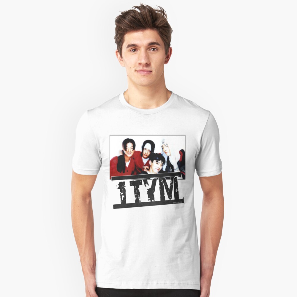 1tym smiles 원타임 90s kpop Slim Fit T-Shirt