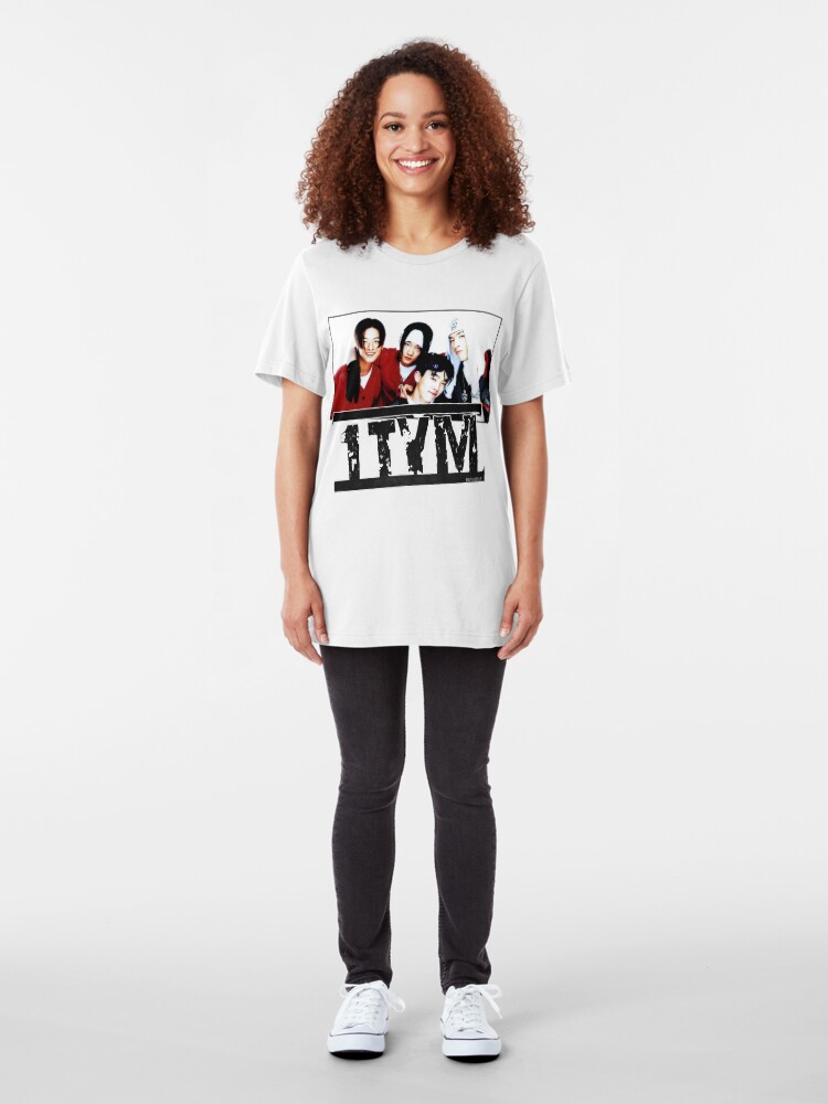 Alternate view of 1tym smiles 원타임 90s kpop Slim Fit T-Shirt