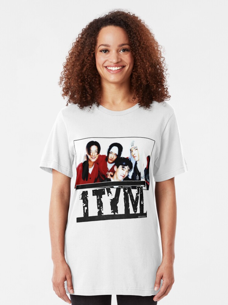Alternate view of 1tym smiles 원타임 90s kpop Slim Fit T-Shirt