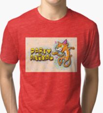 party animal Tri-blend T-Shirt