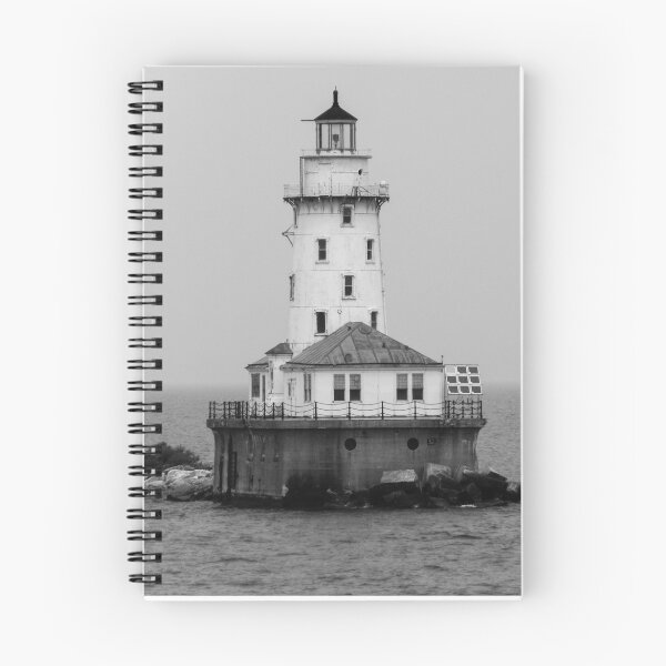 Item preview, Chicago-The Lighthouse at the End of the World (black and white) designed and sold by Damian  Christopher Photography.